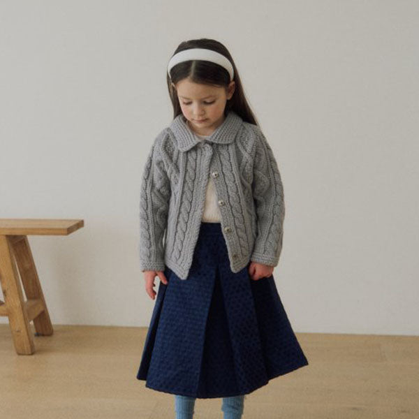 Daily Hairband Korean toddler accessory in deep navy made in Korea