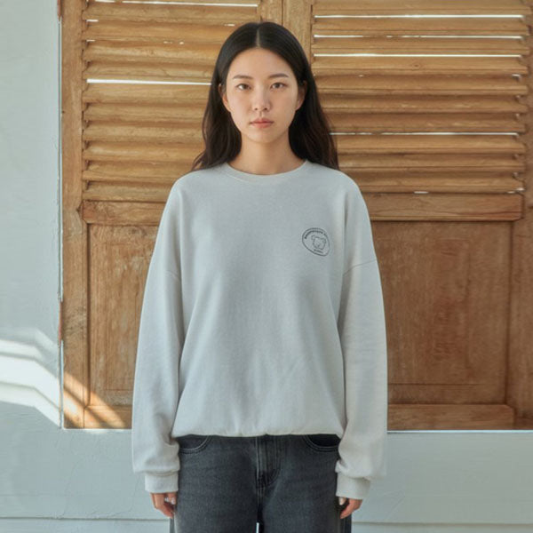 Moment Sweatshirt Adult Korean kids sweater in sand made in Korea