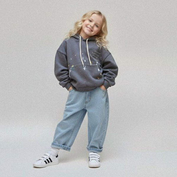 Hello Light Wash Denim Jeans Korean juniors pants in light denim made in Korea