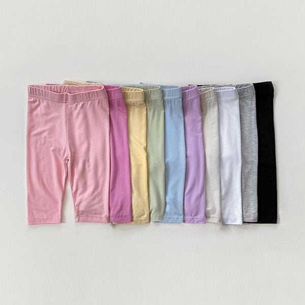 New Cropped Leggings Korean juniors pants in indie pink made in Korea