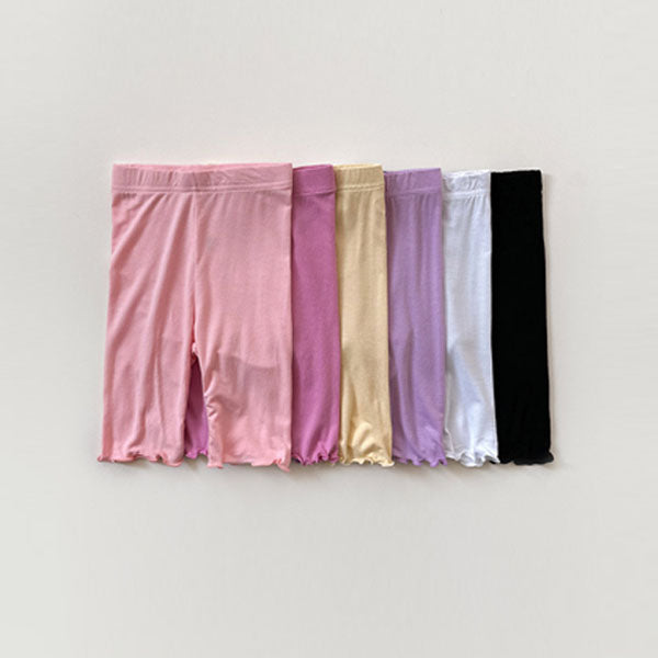 Rebel Mid Length Leggings Korean juniors pants in indie pink made in Korea