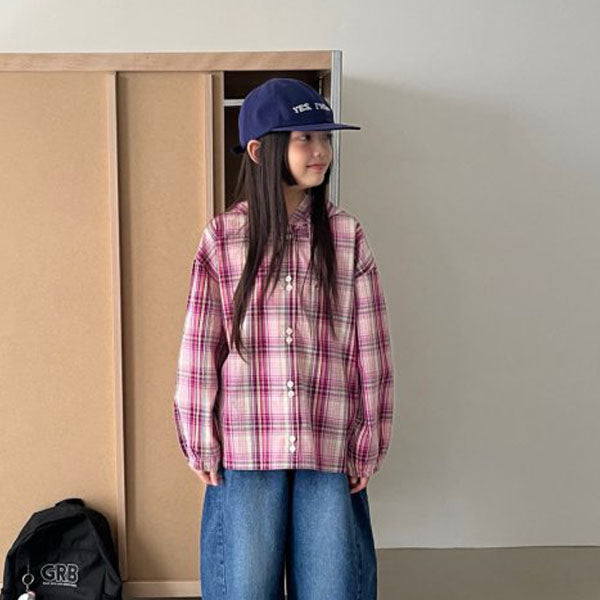 Judy Hoodie Shirt Korean juniors shirt in pink made in Korea