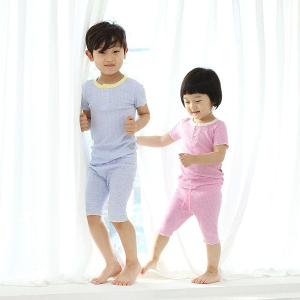 Marshmallow Short Sleeve Loungewear Korean juniors loungewear in white(body color based) made in Korea