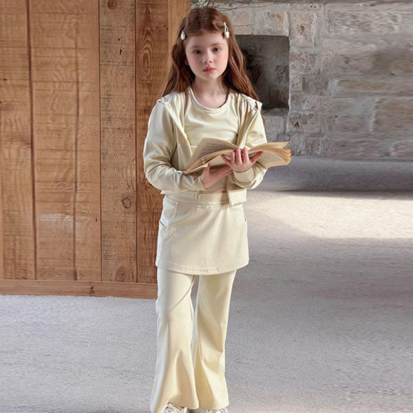 6006 Yoga Set Korean toddler set in yellow made in Korea