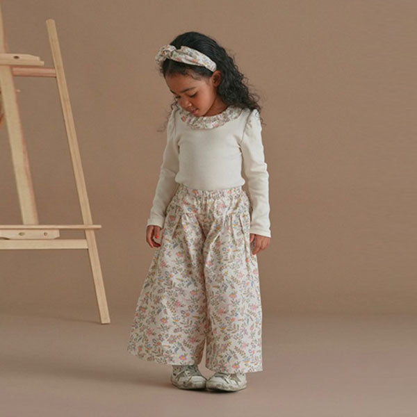 Lea Liberty Wide Pants Korean toddler pants in o_c made in Korea