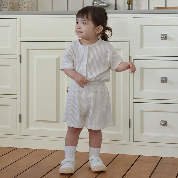 Soft Cardigan Set Korean infant sweater in black made in Korea