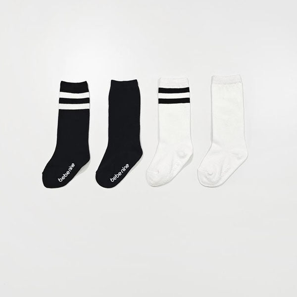 Nine Soft Ankle Socks Set Korean kids accessory in 4-piece set made in Korea