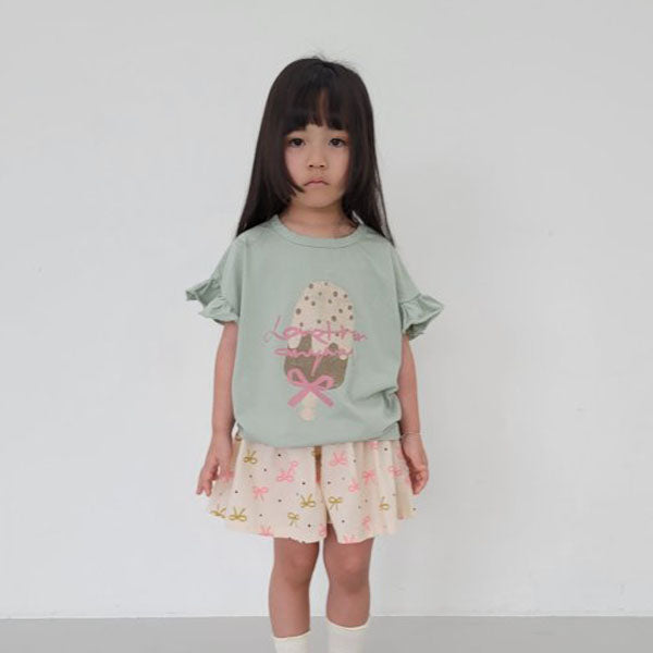 Choco Tee Korean toddler t-shirt in pink made in Korea