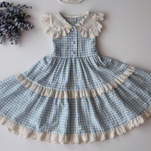 Milo Dress Korean toddler dress in solid color made in Korea