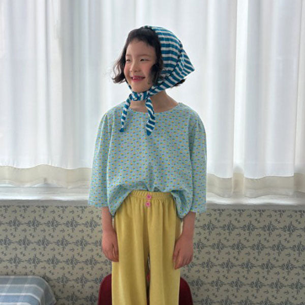 Minky T-Shirt Korean toddler t-shirt in ivory made in Korea