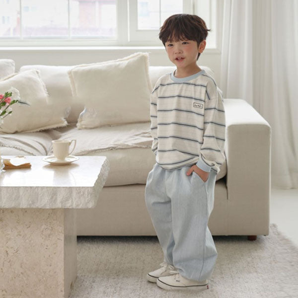 Aladdin Denim Pants Korean toddler pants in deep blue made in Korea