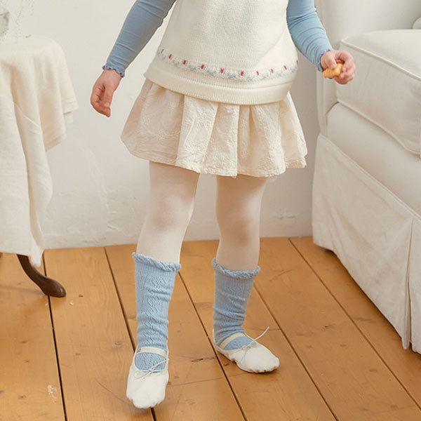 Tiere Skirt Leggings Korean toddler pants in pink made in Korea