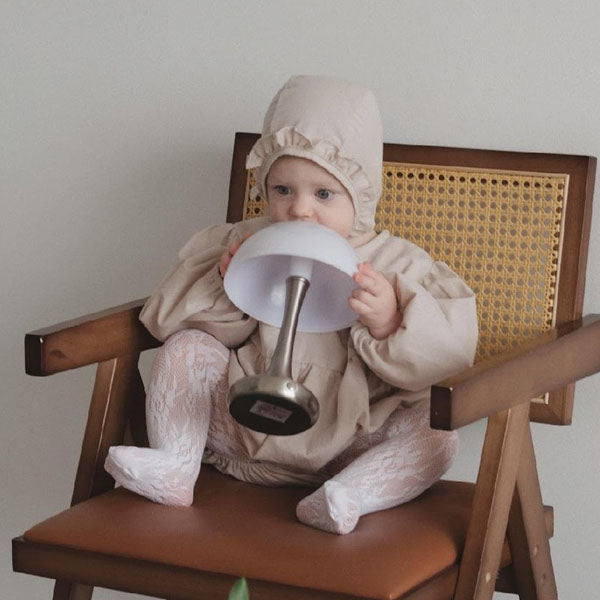 Bebe Angel Set Korean infant set in beige made in Korea