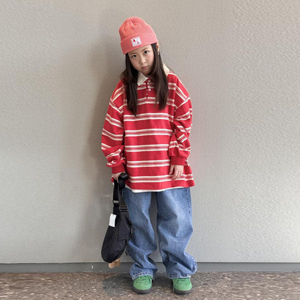 Better Denim Pants Korean toddler pants in light denim made in Korea