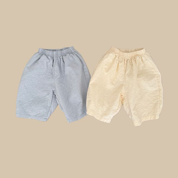 Snail Pants Korean infant pants in cream made in Korea