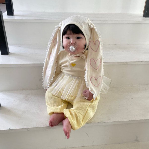 Sweet Daycare Look Set Korean toddler set in sky blue made in Korea