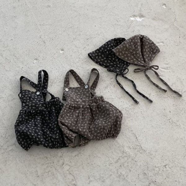 Acacia Romper with Bonnet