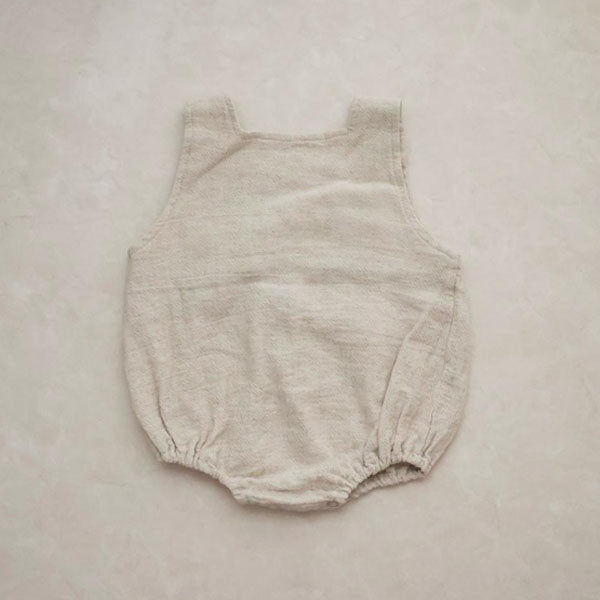 Buzz Bodysuit Korean infant bodysuit in beige made in Korea
