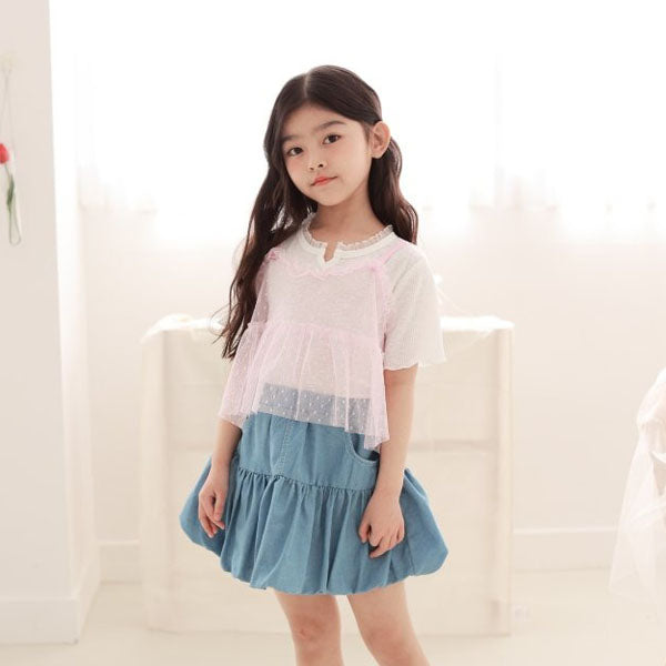 Wavy Ribbed T-Shirt(JS~JM)