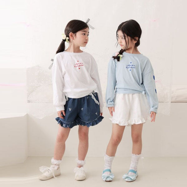 Ribbon Embroidered Shorts(JS~JM)