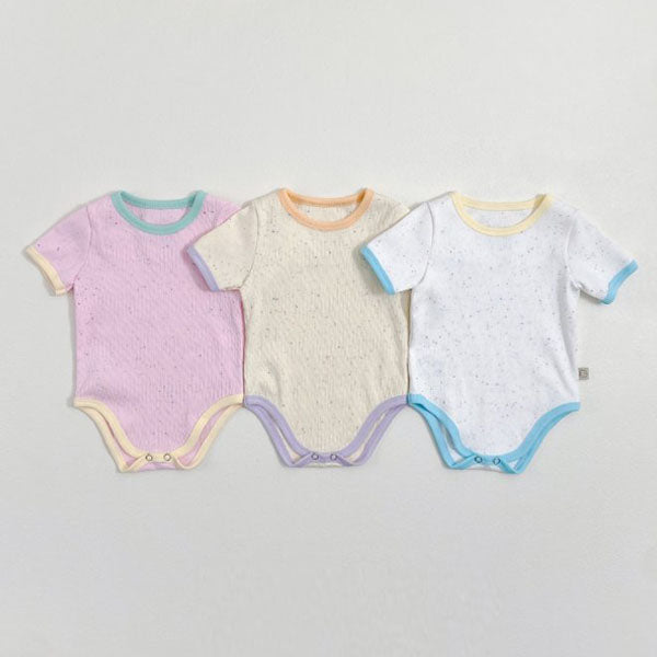 Crayon Ribbed Bodysuit Korean toddler bodysuit in ivory made in Korea