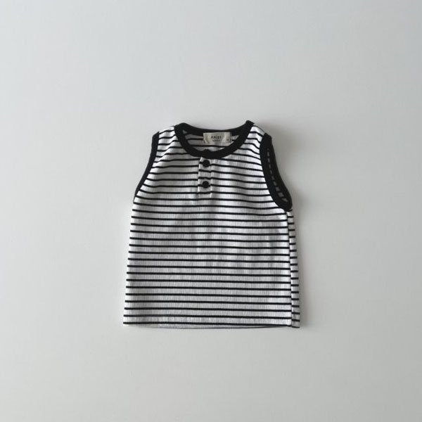 Lunch Sleeveless (Stripe)