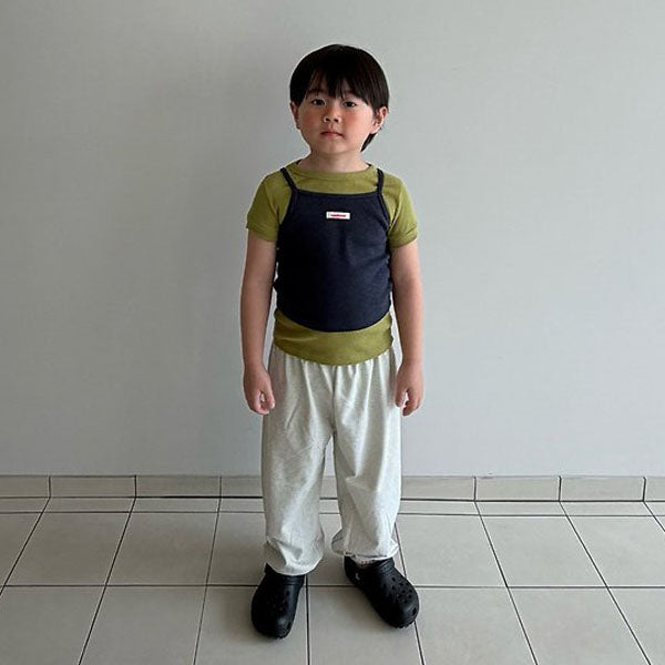 Butter Jogger Pants Korean toddler pants in ivory made in Korea