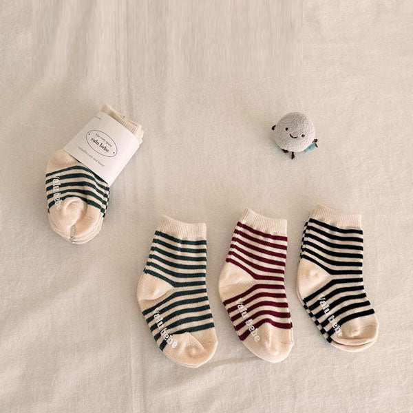 Stripe Ribbed Socks(Baby)