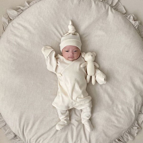 Organic Baby Jacket + Bonnet Set (Cotton)