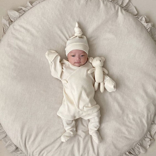 Organic Baby Jacket + Bonnet Set (Cotton)