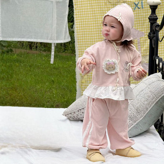 Bubble Cream Jogger Set