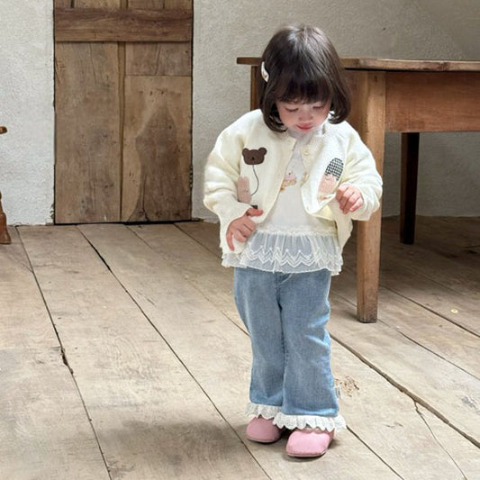 Mori Lace Denim Pants