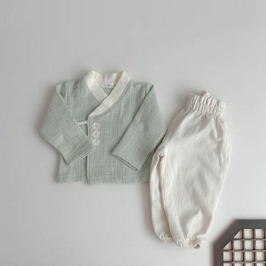 Boys' Chuseok Hanbok (Jacket & Pants Set)