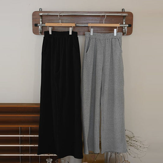 Ribbed Wide Pants (Adult)