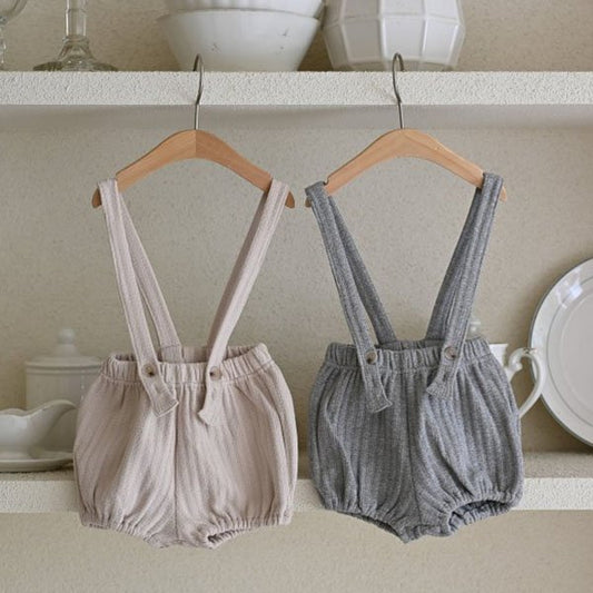 Ribbed Suspender Pants