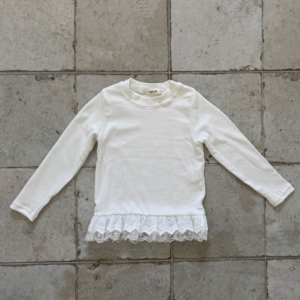 Camiseta de encaje Flora