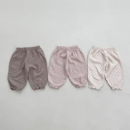 Dot Frill Pants