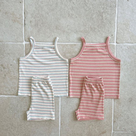 Multi Soft Strap Sleeveless Pajamas