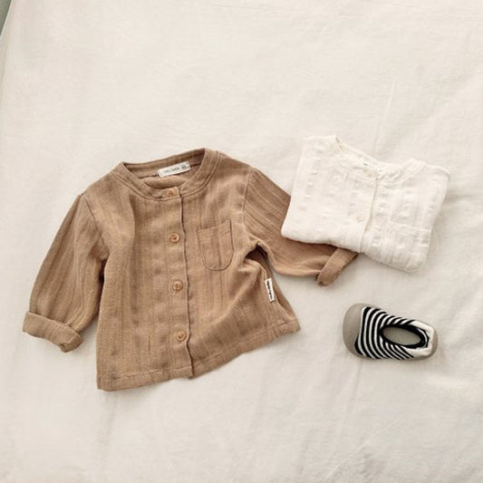 Two-Way Henry Neck Shirt