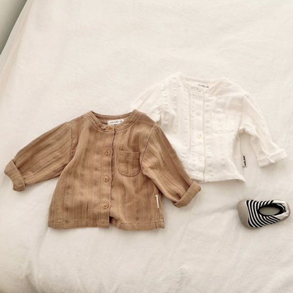 Two-Way Henry Neck Shirt
