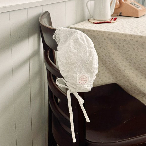 Frill Lace Bonnet Hat