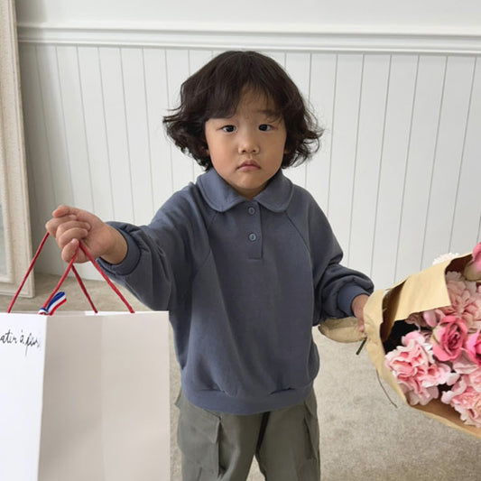 Art Round Collar Sweatshirt