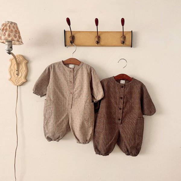 Warm Check Loose Suit
