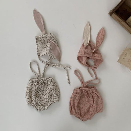 Rabbit Bonnet Set