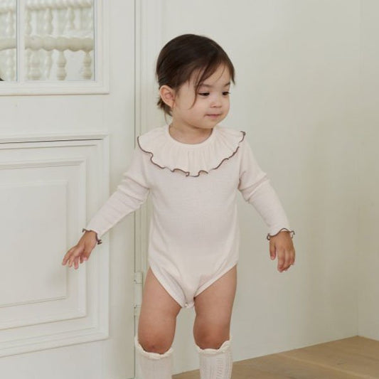 B Shirring Ribbed Suit