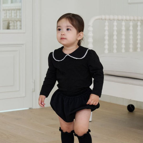 Lace Round Collar Tee