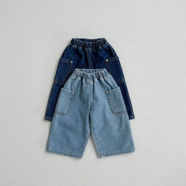 Side Denim Pants