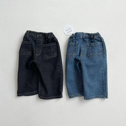 Autumn Pocket Denim Pants