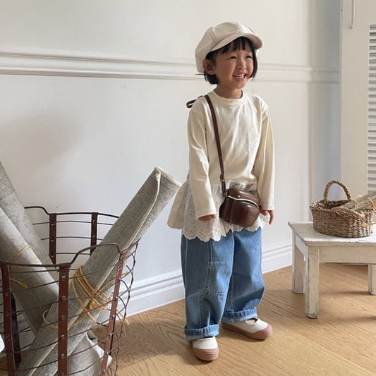 Fly Dart Cut Denim Pants