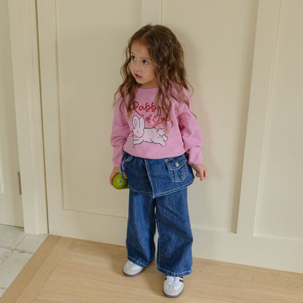 Pocket Wrap Denim Pants